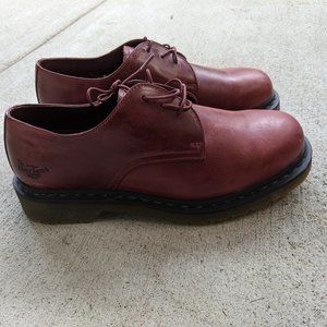 Dr Martens 11823 Red Leather Lace Up Oxford